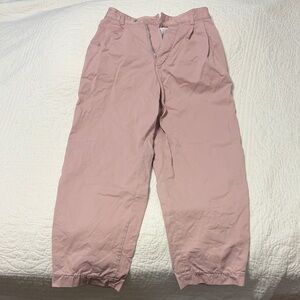 Elegant Mauve Cropped Pants